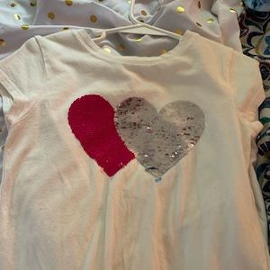 EUC Gap kids size M flippy sequin top